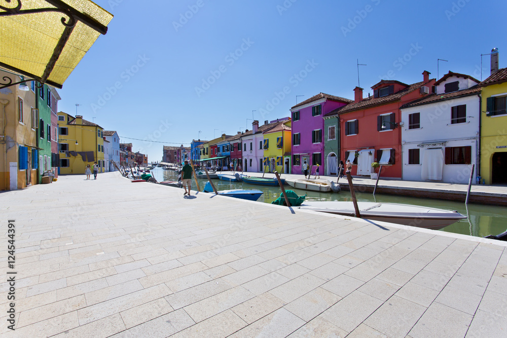 Fototapeta premium Burano island, Venice, Italy