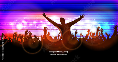 Music event illustration