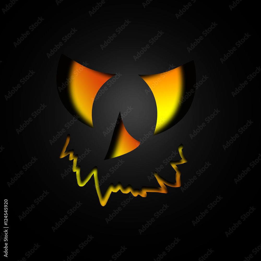 Naklejka premium Halloween Mask Background