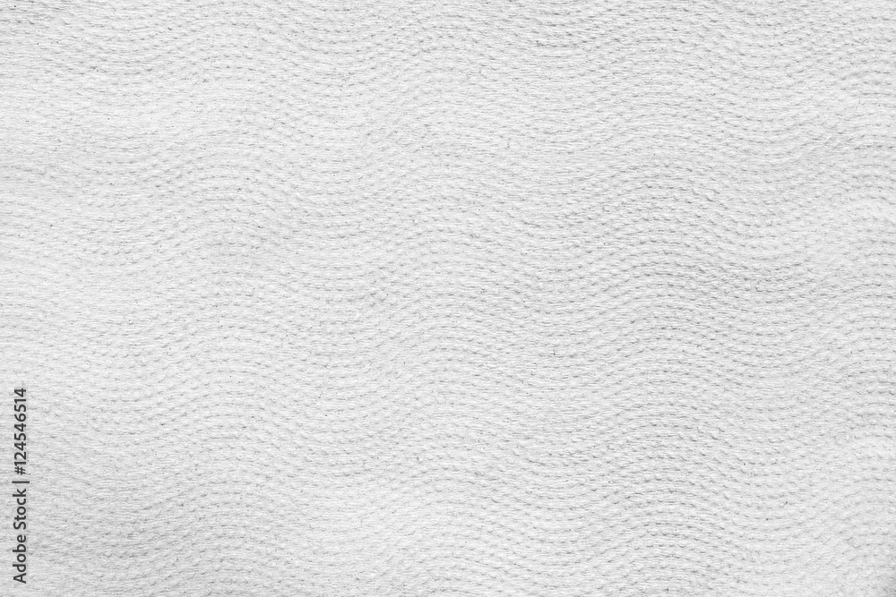 Texture of dotted , wavy paper towel. White texture.