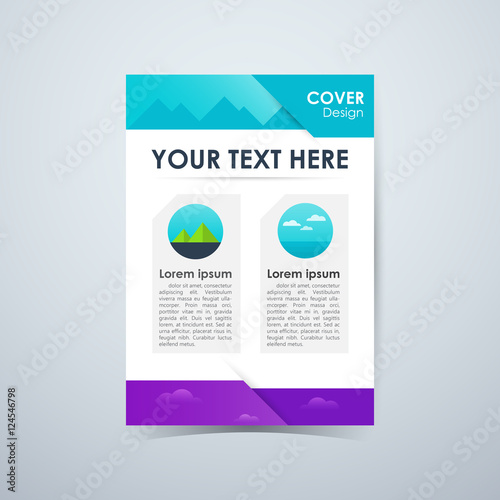 Business page cover. elemen...
