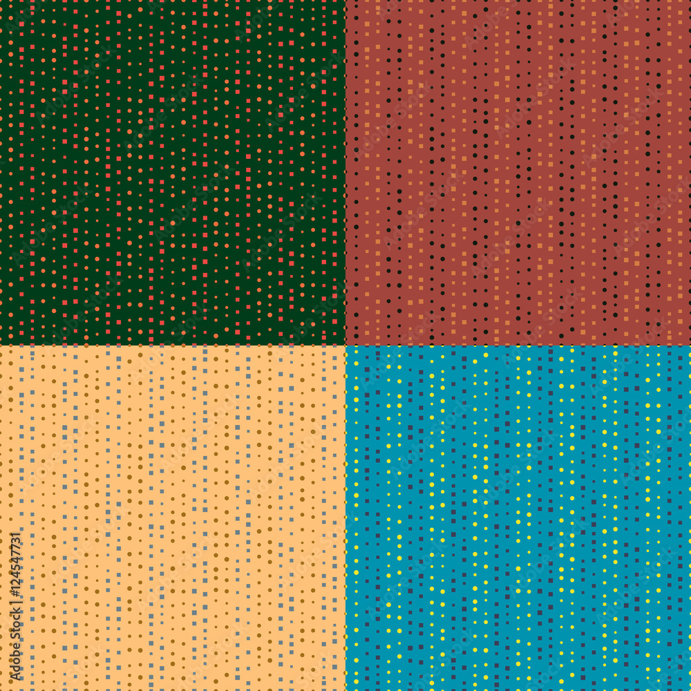 Set of vector seamless patterns Set of vector seamless patterns