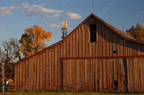Rustic Barn in Autumn