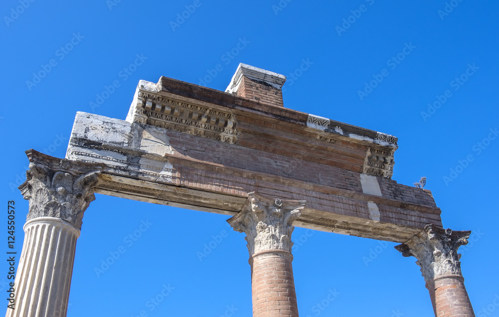 Ruins of Ancient Pompeii in Italy Ruins of Ancient Pompeii in Italy