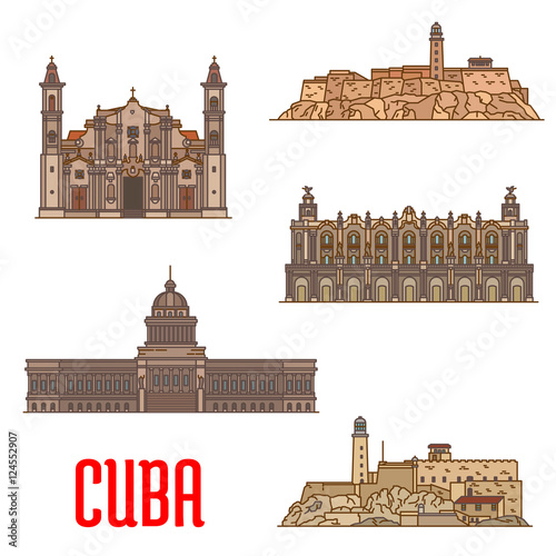 Landmarks and sightseeings of Cuba
