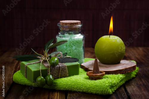 Spa setting and health care items