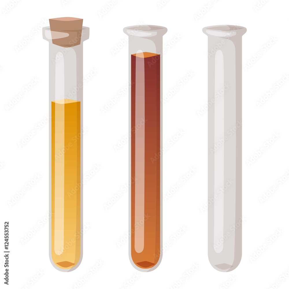 Lab flask vector isoaled Lab flask vector isoaled