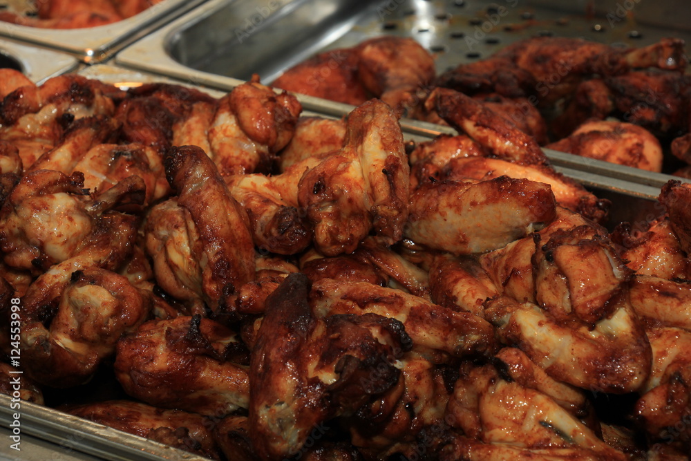 Fresh grilled poultry products