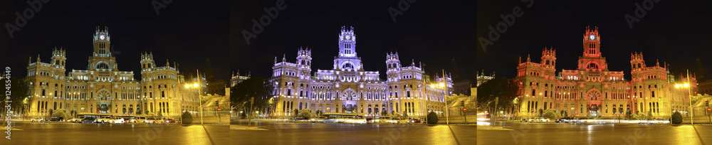 facade of the City of Madrid