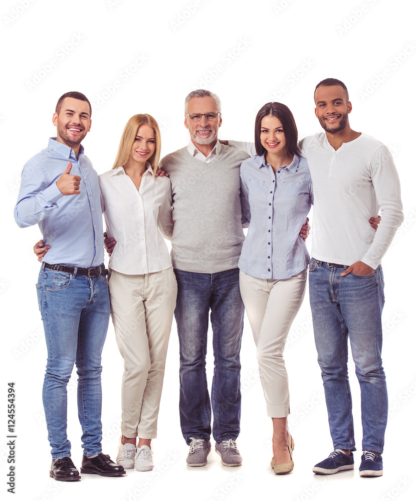 Fototapeta premium Beautiful business team