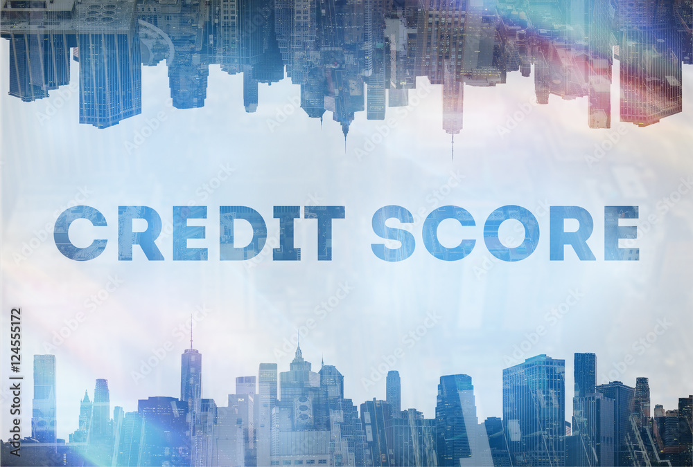 Fototapeta premium Credit Score concept image
