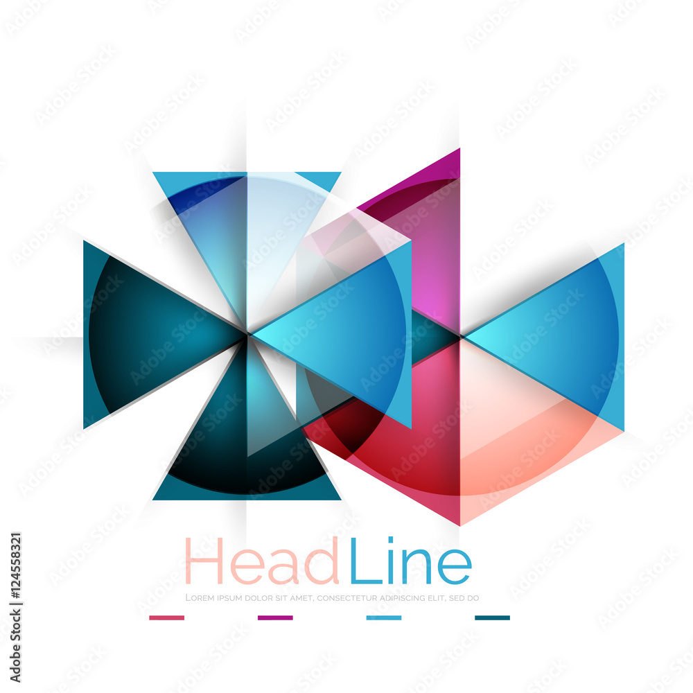 Triangle abstract background Triangle abstract background
