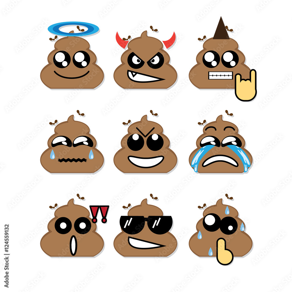Obraz premium icon face crap 