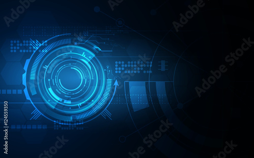 abstract hi tech design innovation technology sci fi concept vector background