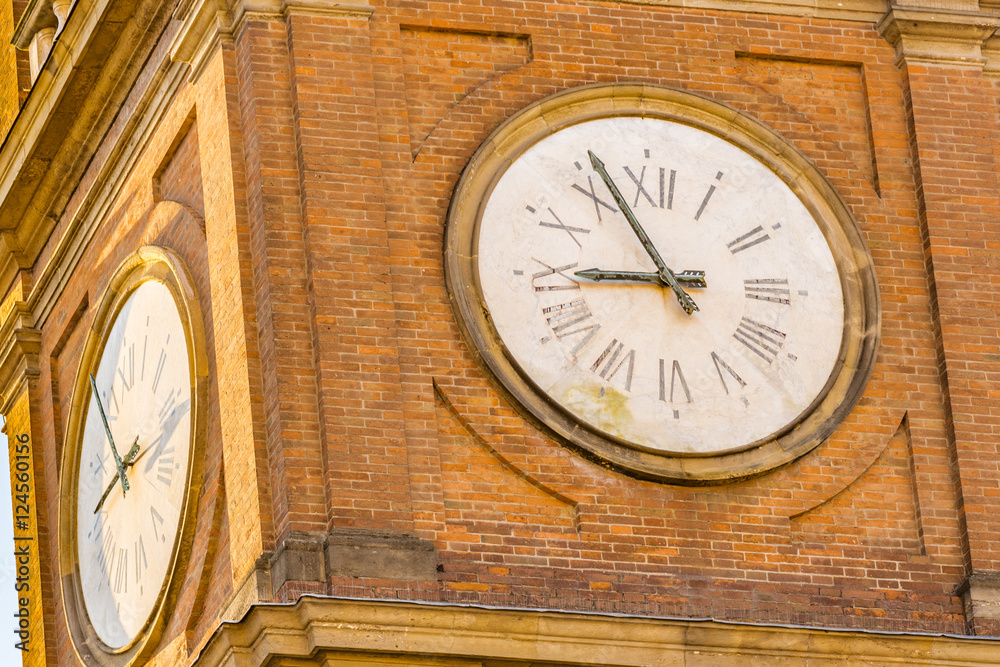 detail of clock tower