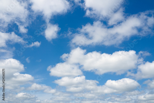 Fototapeta Naklejka Na Ścianę i Meble -  Clouds flying against blue sky.