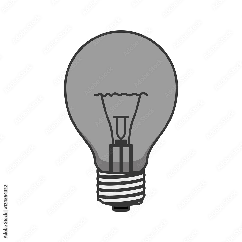 silhouette ligth bulb electric with caps and filaments vector illustration silhouette ligth bulb electric with caps and filaments vector illustration