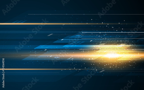 abstract rectangle pattern tech speed movement pattern design background concept photo