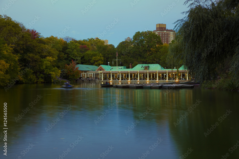 Boathouse, Central Park, New York