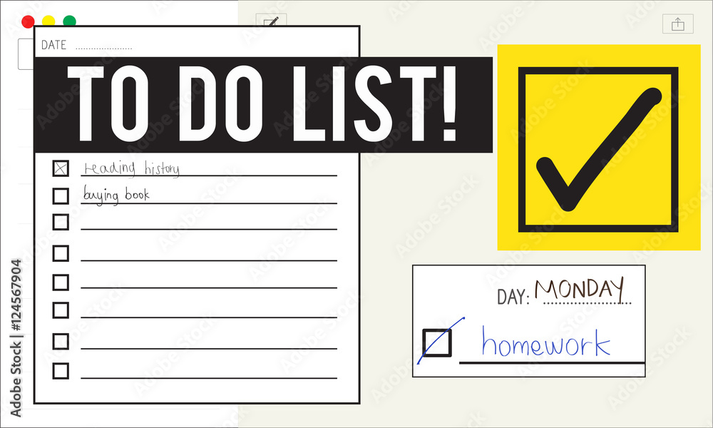 To Do List Time Management Reminder Prioritize Concept To Do List Time Management Reminder Prioritize Concept