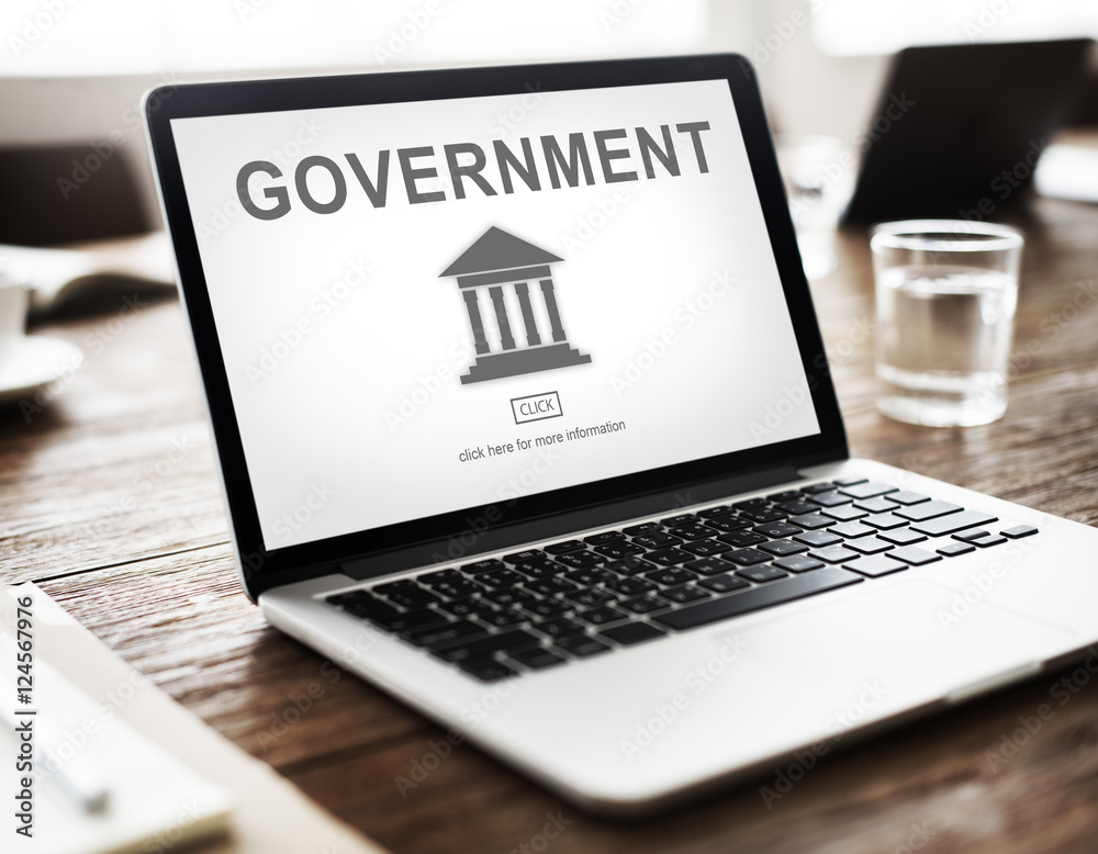 Government Administration Pillar Graphic Concept Government Administration Pillar Graphic Concept