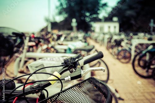 Parked Bicycle Handlebar © ResitUlas