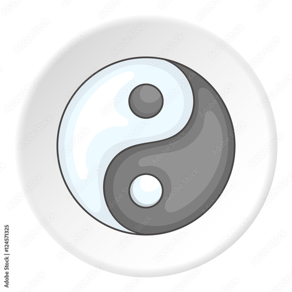 Yin Yang icon. Flat illustration of Yin Yang vector icon for web Yin Yang icon. Flat illustration of Yin Yang vector icon for web