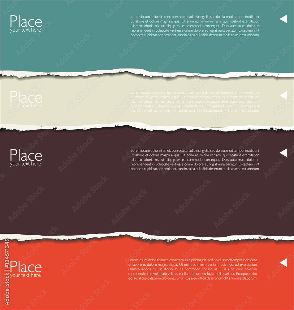 Torn paper background with space for text Torn paper background with space for text