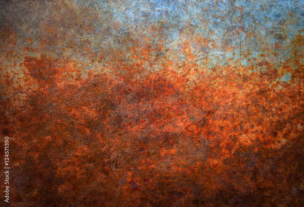 Rusted metal background Rusted metal background