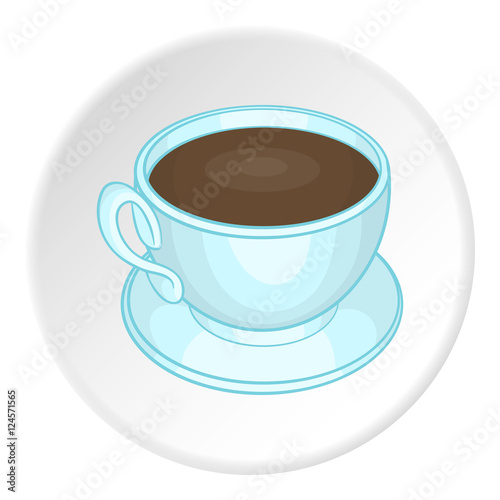 Coffee cup icon. Cartoon illustration of coffee cup vector icon for web