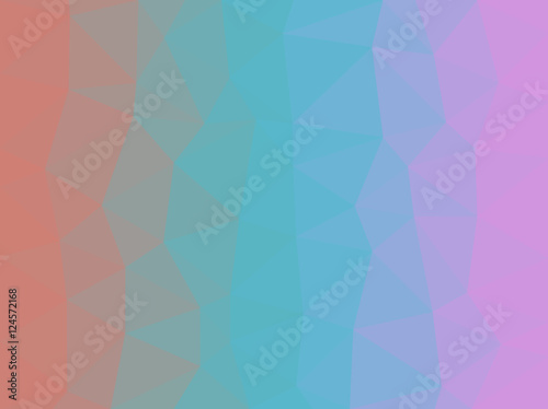 Multicolored low-poly background. Vector illustration.