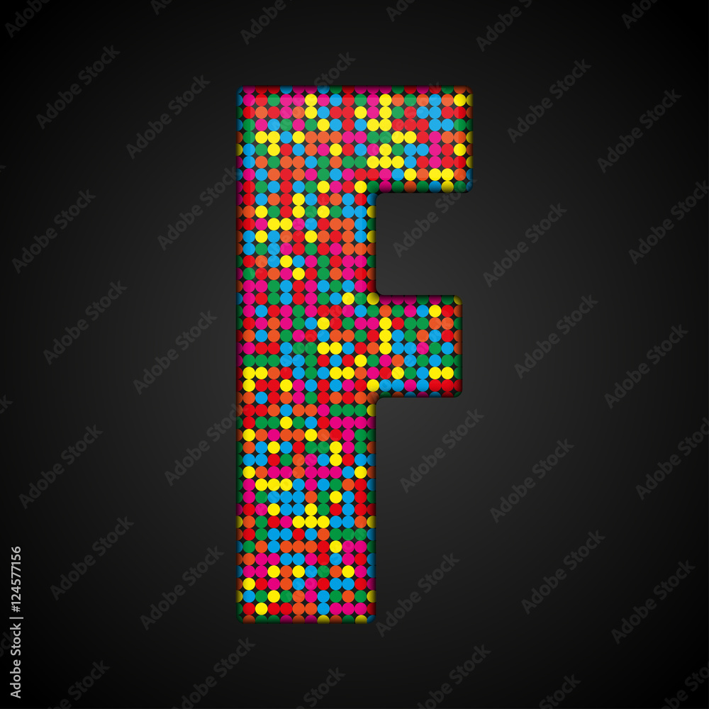 Colorful sequins sings. Sequins alphabet. Eps 10. Colorful sequins sings. Sequins alphabet. Eps 10.