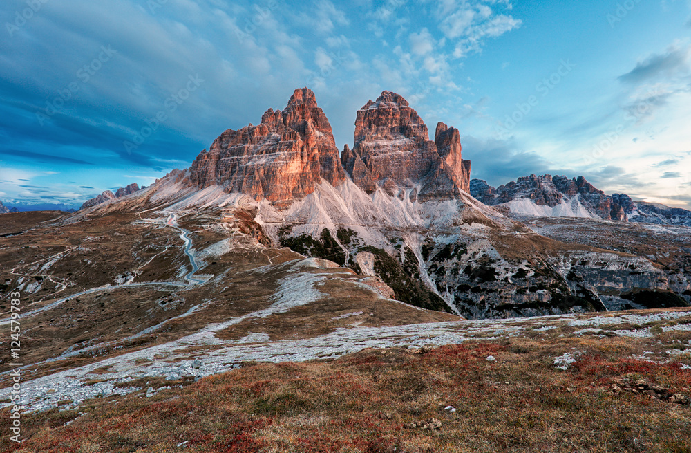 Mountain landscape - Tre Cime di Lavaredo, Dolomites, Italy