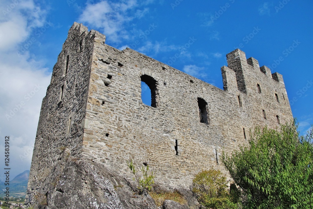 Palas, Schlossruine Tourbillon, Sion, Wallis