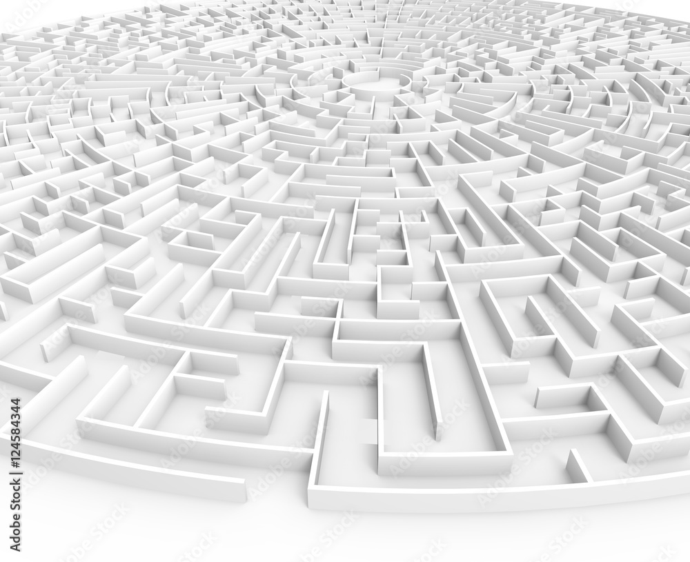 3d rendering maze