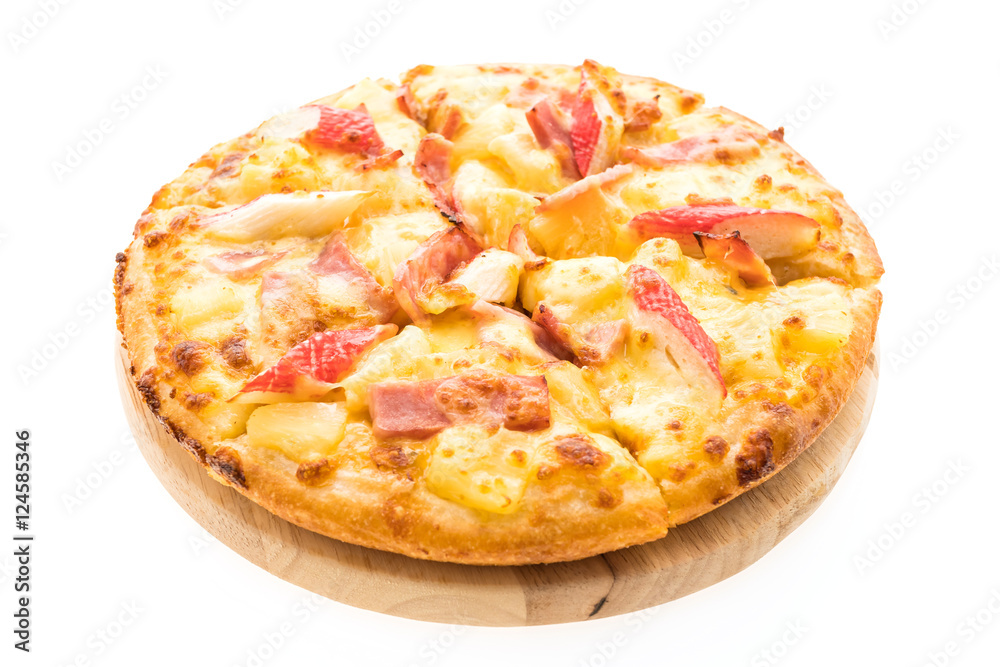 Pizza hawaiian seafood