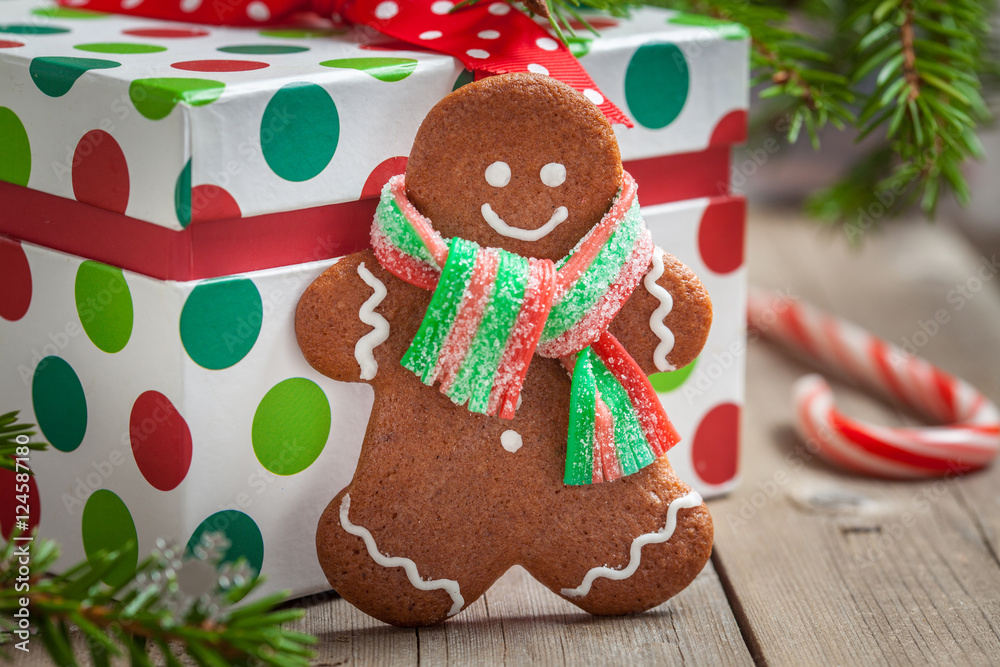 Christmas Decorations with Gingerbread man