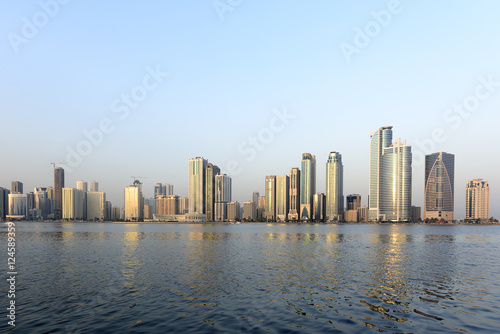 Sharjah Skyline from Creek View