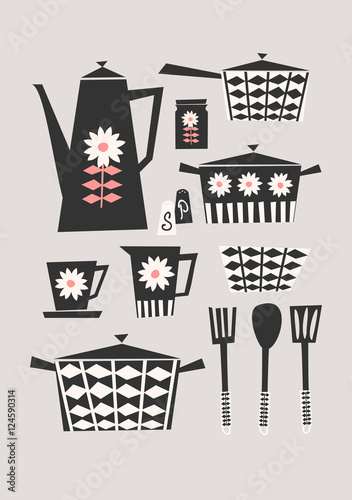 Retro Kitchen Set