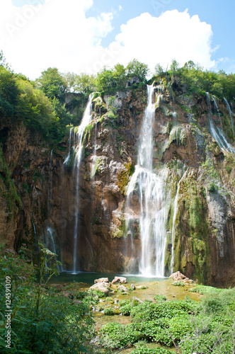 Veliki slap waterfall in summer