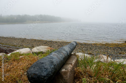 Oak Island in the Fog - Nova Scotia - Canada
