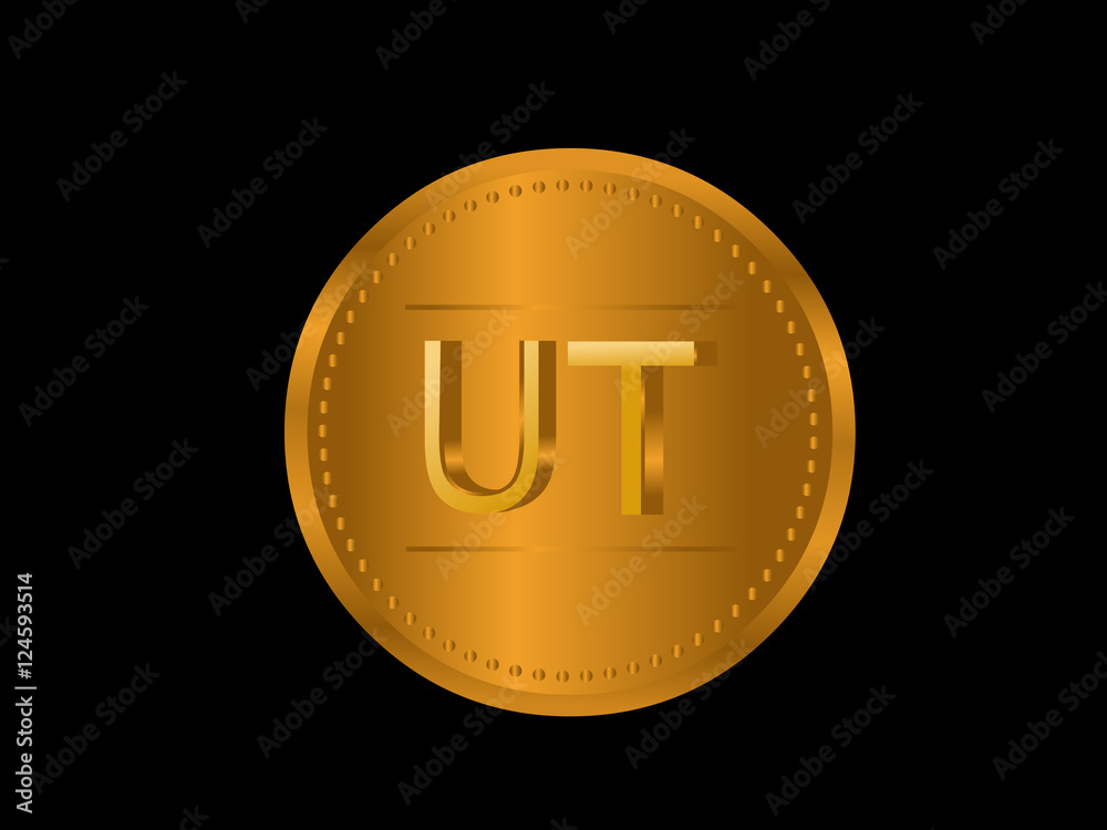 UT Initial Logo for your startup venture