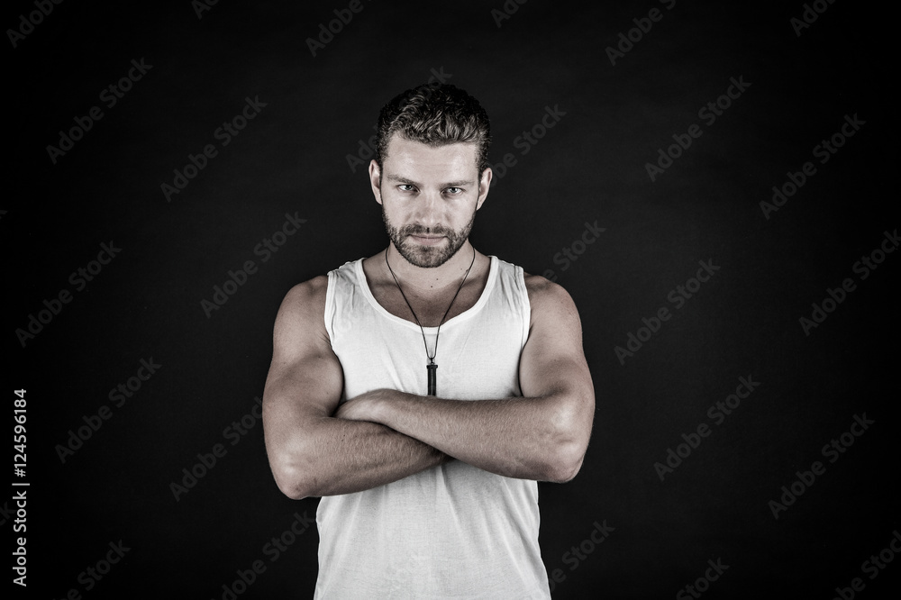 sexy muscular young man sexy muscular young man