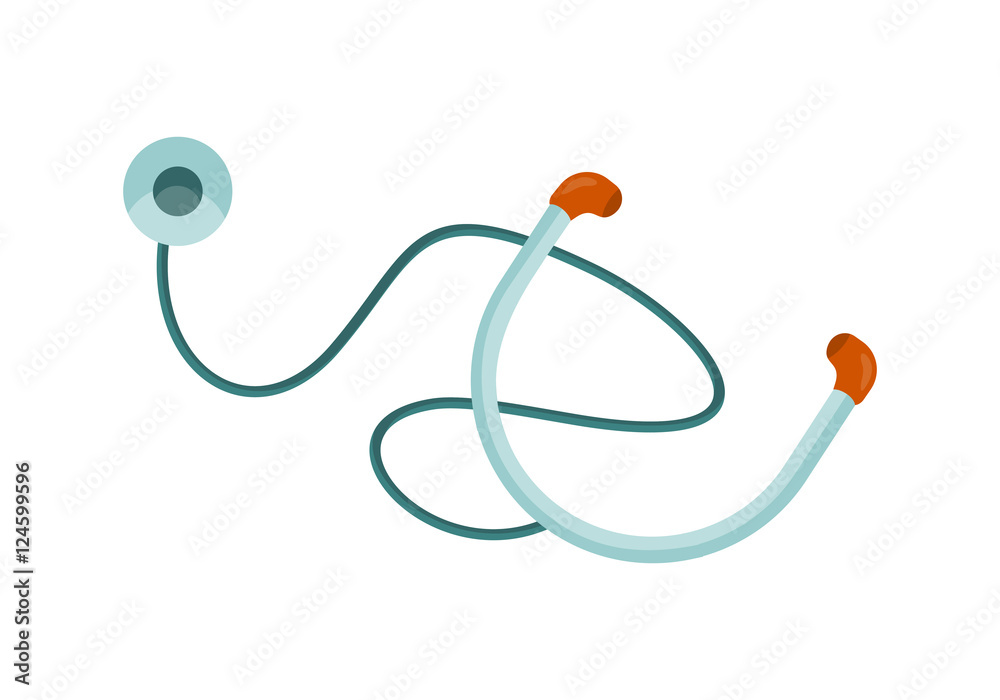 Stethoscope Icon Isolated. Health Care Concept. Stethoscope Icon Isolated. Health Care Concept.