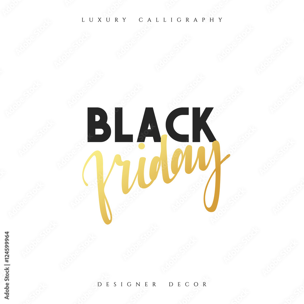 Inscription Black Friday Calligraphic handmade Inscription Black Friday Calligraphic handmade