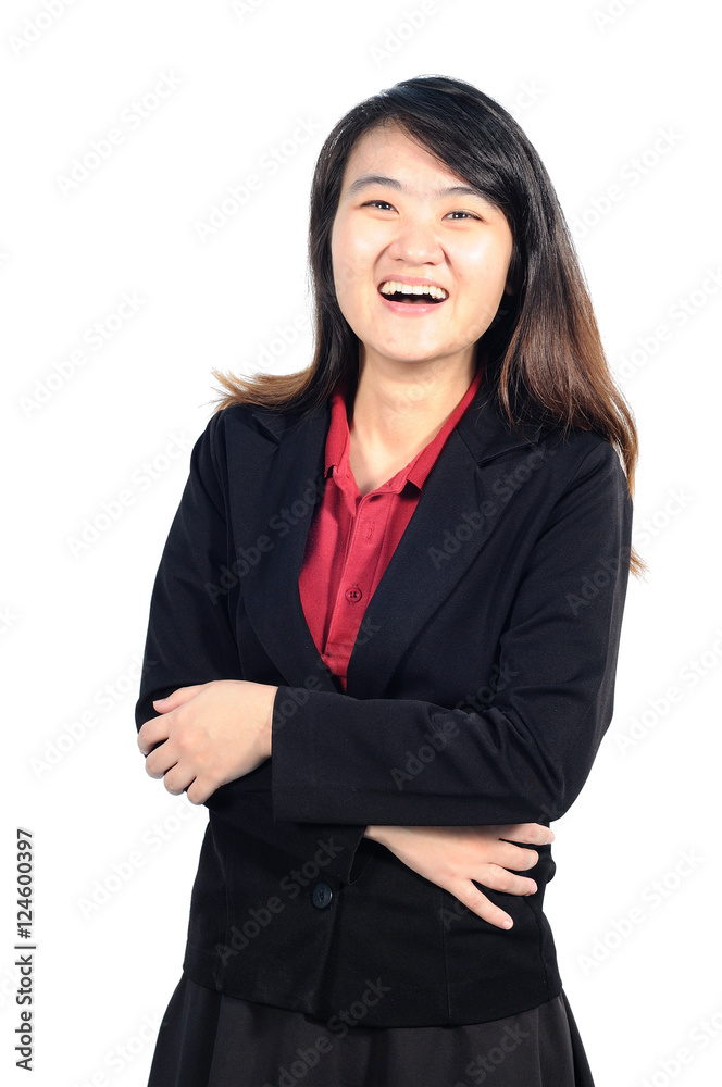 Asian middle business woman 30 years old smiling and laugh. Asian middle business woman 30 years old smiling and laugh.
