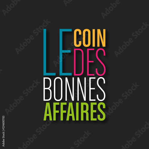 le coin des bonnes affaires