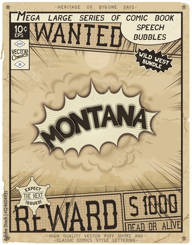 Comic book style poster