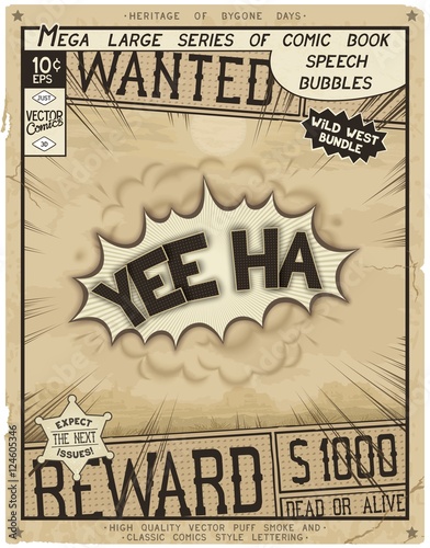 Comic book style poster
