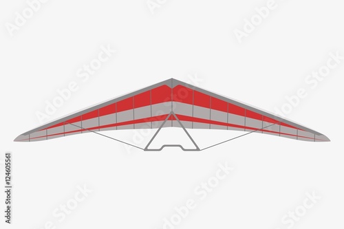 Hang Glider flying in the sky